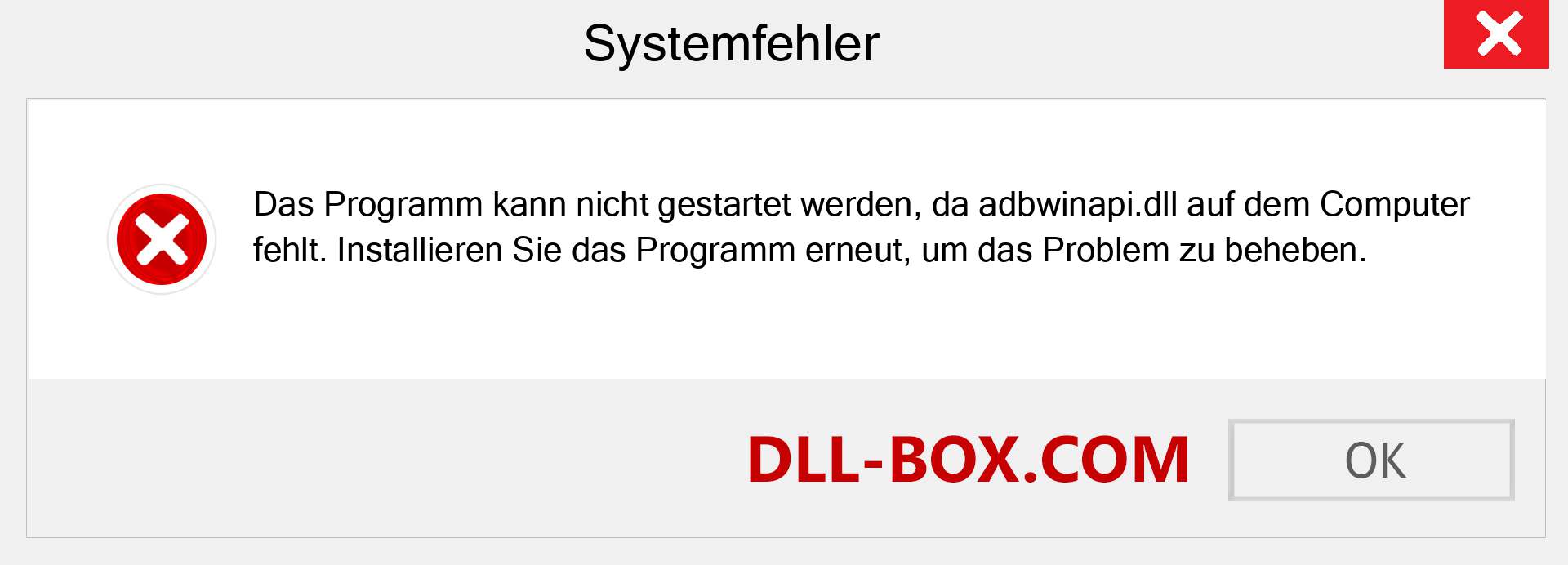 adbwinapi.dll-Datei fehlt?. Download für Windows 7, 8, 10 - Fix adbwinapi dll Missing Error unter Windows, Fotos, Bildern