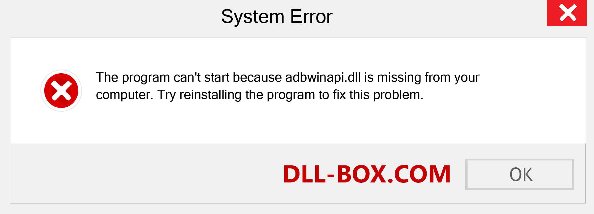  adbwinapi.dll file is missing?. Download for Windows 7, 8, 10 - Fix  adbwinapi dll Missing Error on Windows, photos, images